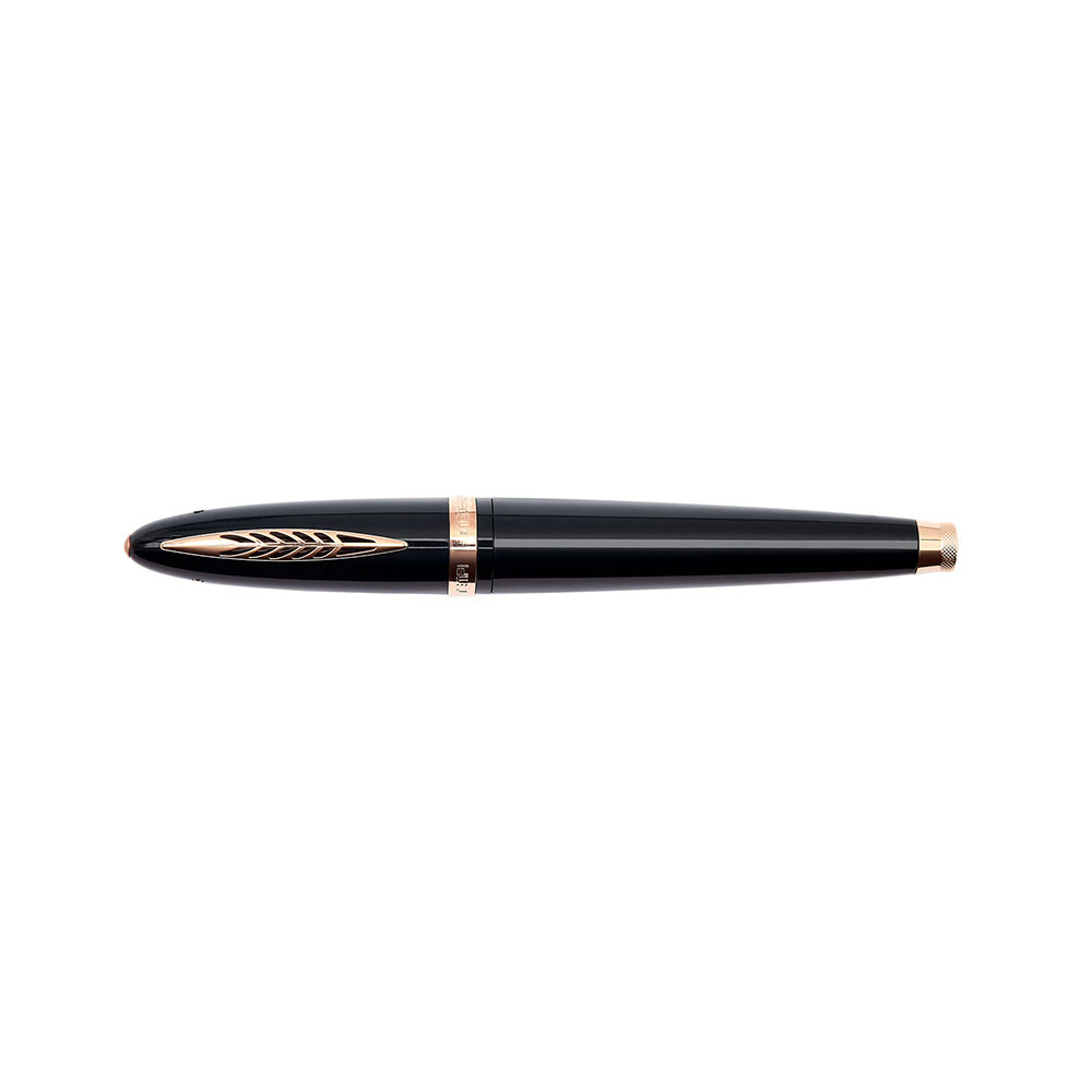 Pineider Modern Times Black RGT Fountain pen - Vulpen